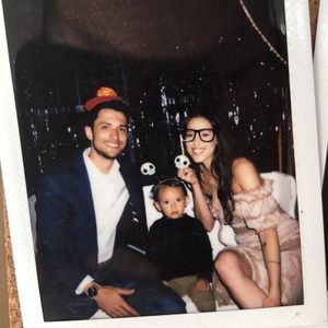 Brown & cream floral mini dress